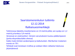 Powerpoint esitys - Suomen Navigaatioliitto