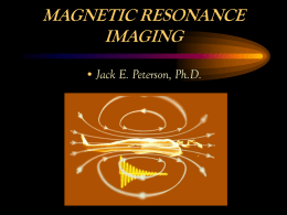 MAGNETIC RESONANCE IMAGING