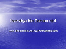 5_Investigación Documental_Definición y formas