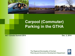 Approaches to Commuter Carpool Lot Provision snap