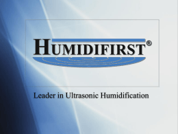 HUMIDIFIRST - Cooling Tower Maintenance Inc