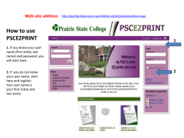 PowerPoint - Prairie State College