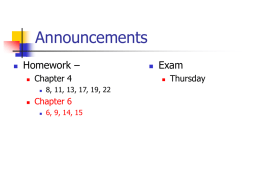 Lecture 12 Notes