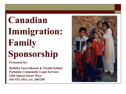 Sponsorship - Your Legal Rights