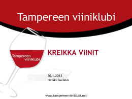 - Tampereen Viiniklubi