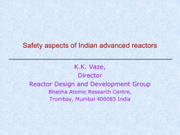 Safety aspects of Indian advanced reactors