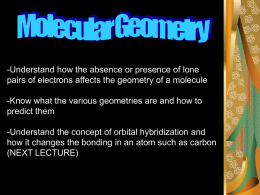 8.3-Molecular Geometry