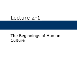 L-2-1-Beginnings of Human Culture