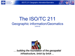 ISO/TC 211 introduction