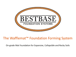 On-grade Mat Foundation for Expansive Soils