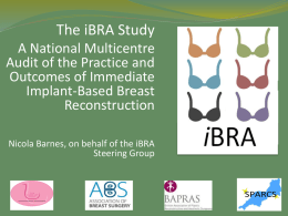 Summary of iBRA study for launch event