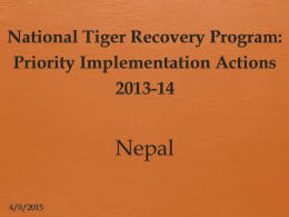 - Global Tiger Initiative