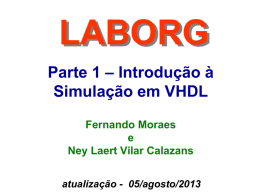 Introdução à Simulação em VHDL