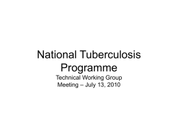 National Tuberculosis Programme