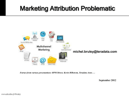 Marketing Attribution