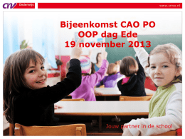 De CAO PO 2013 - CNV Onderwijs