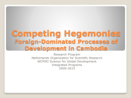 presentation - Cambodia Research Group