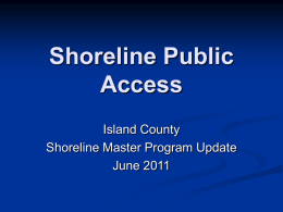 Shoreline Public Access