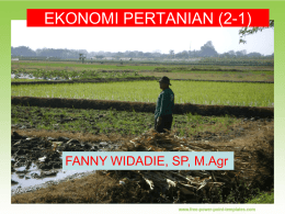 1. Pendahuluan EP - Fanny Widadie, SP, M.Agr