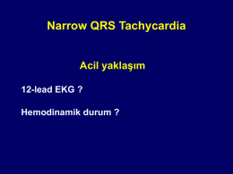 Dar QRS taşikardiler EKG