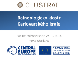 National Cluster Association-CZ Challenges for the cluster potential