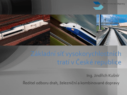 Základní síť vysokorychlostních tratí v ČR