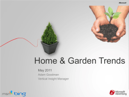 Home & Garden Trends - Microsoft Advertising