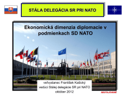 Prezentácia NATO SD SR prezidium ZBOP október 2012