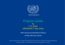 6 th Un/CEFACT Forum