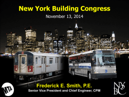 MTA New York City Transit - The New York Building Congress