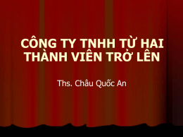 Luat Kinh Doanh Bai 4 Cty TNHH 2 Thanh vien tro len