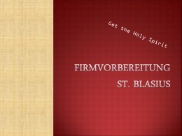 Firmvorbereitung St. Blasius