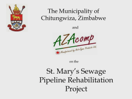 (Zimbabwe) sewage system rehabilitation - AGW-Net