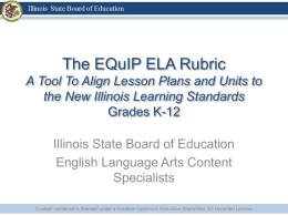 ELA PowerPoint - Classrooms in Action