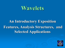 Wavelets, An Introduction