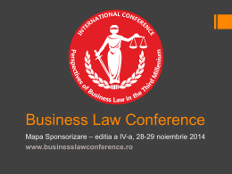 Mapa de sponsorizare - BusinessLawConference.ro