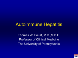 Autoimmune Hepatitis Core Curriculum 2012