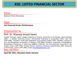 List Financial Sector Performance