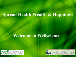 Wellscience company english presentation