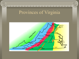 Provinces of Virginia Presentation