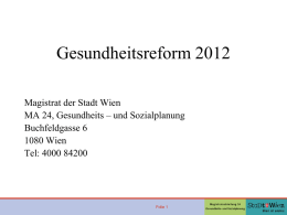 Vortrag - Wiener Gesundheitsförderung