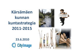 Kärsämäen kunnan kuntastrategia 2011-2015