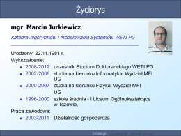 mgra Marcina Jurkiewicza