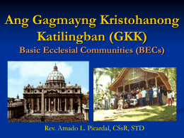 Gagmayng Kristohanong Katilingban (GKK) - CBCP-BEC