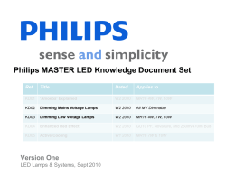 Philips PowerPoint template Guidelines for