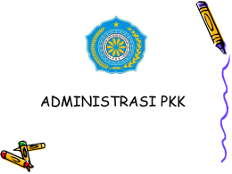 Administrasi umum dan keuangan PKK