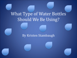 What Type of Water Bottles Should We Be Using? - Chicago