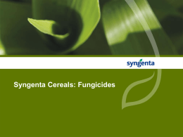 Syngenta Fungicide Presentation