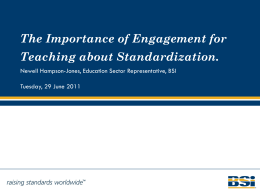 The Importance of Engagement for Teaching about
