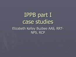 IPPB part I case studies